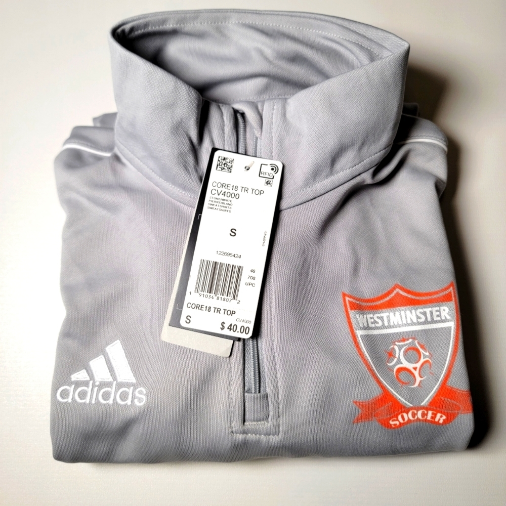 Adidas Climalite Men's Sweatshirt | Stone Grey/White | SIze S
